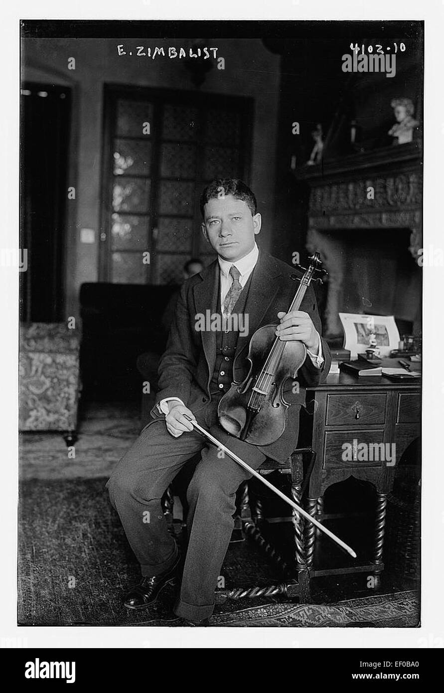 [Efrem] Zimbalist 157 Stock Photo Alamy
