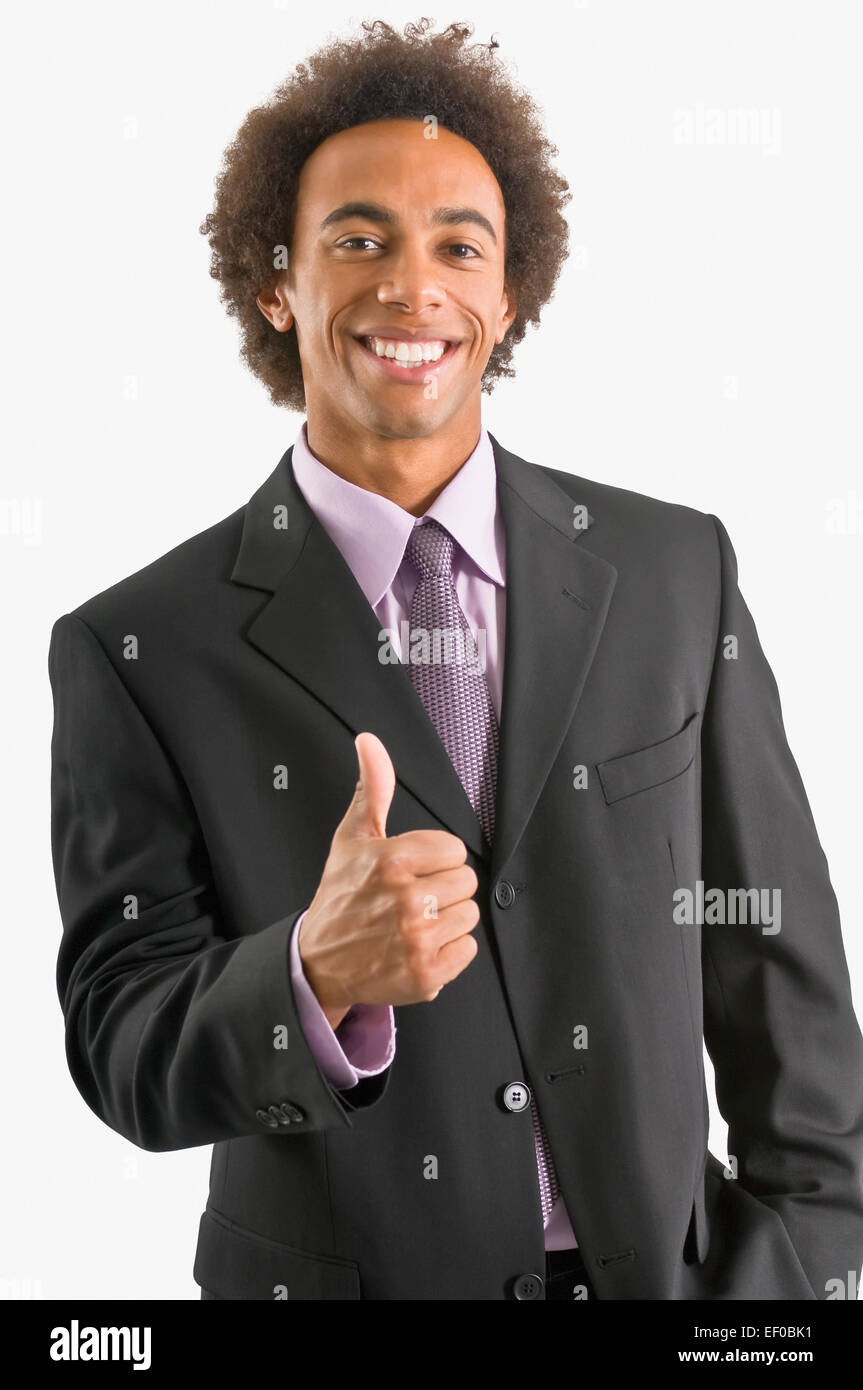Man wearing a business suit Stock Photo - Alamy