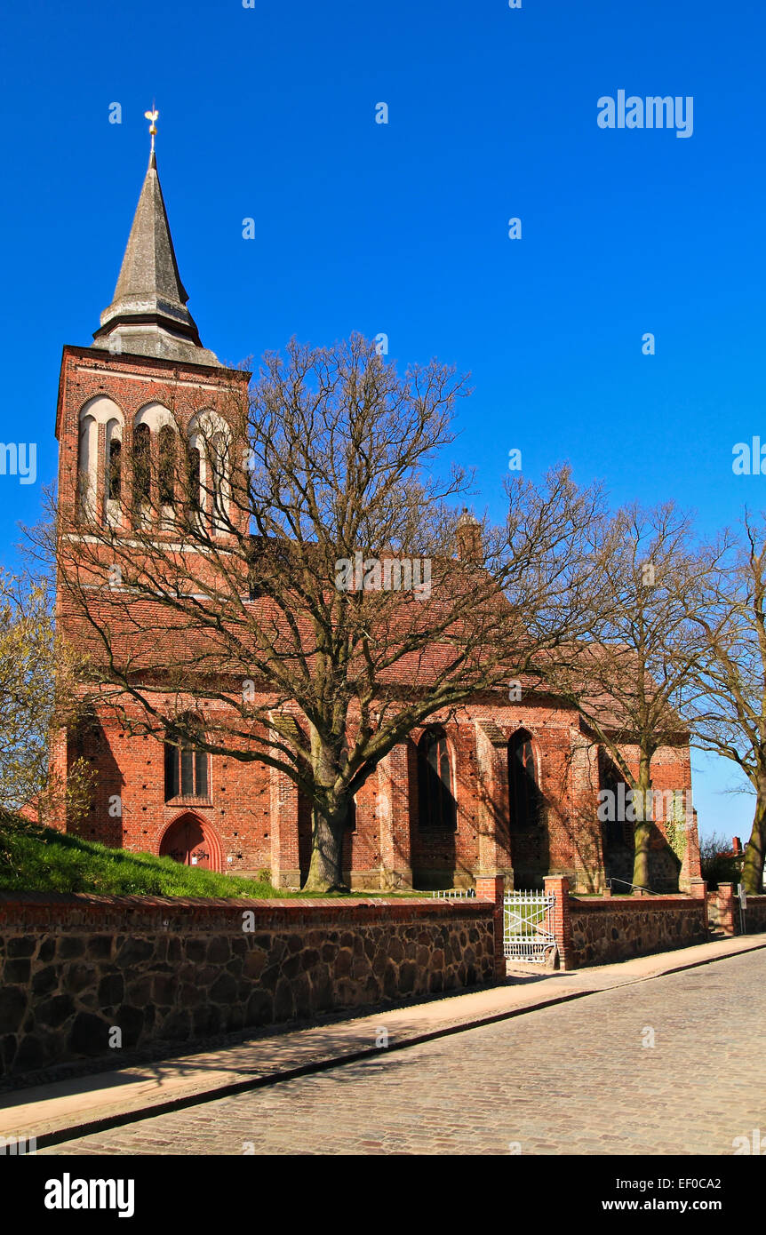 Church Lassan. Stock Photo