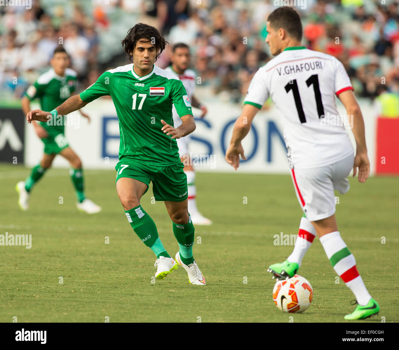 Canberra, Australia. 23rd Jan, 2015. Alaa Abdul Zahra (17) of Iraq