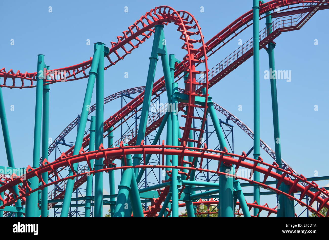 Roller coaster Stock Photo - Alamy