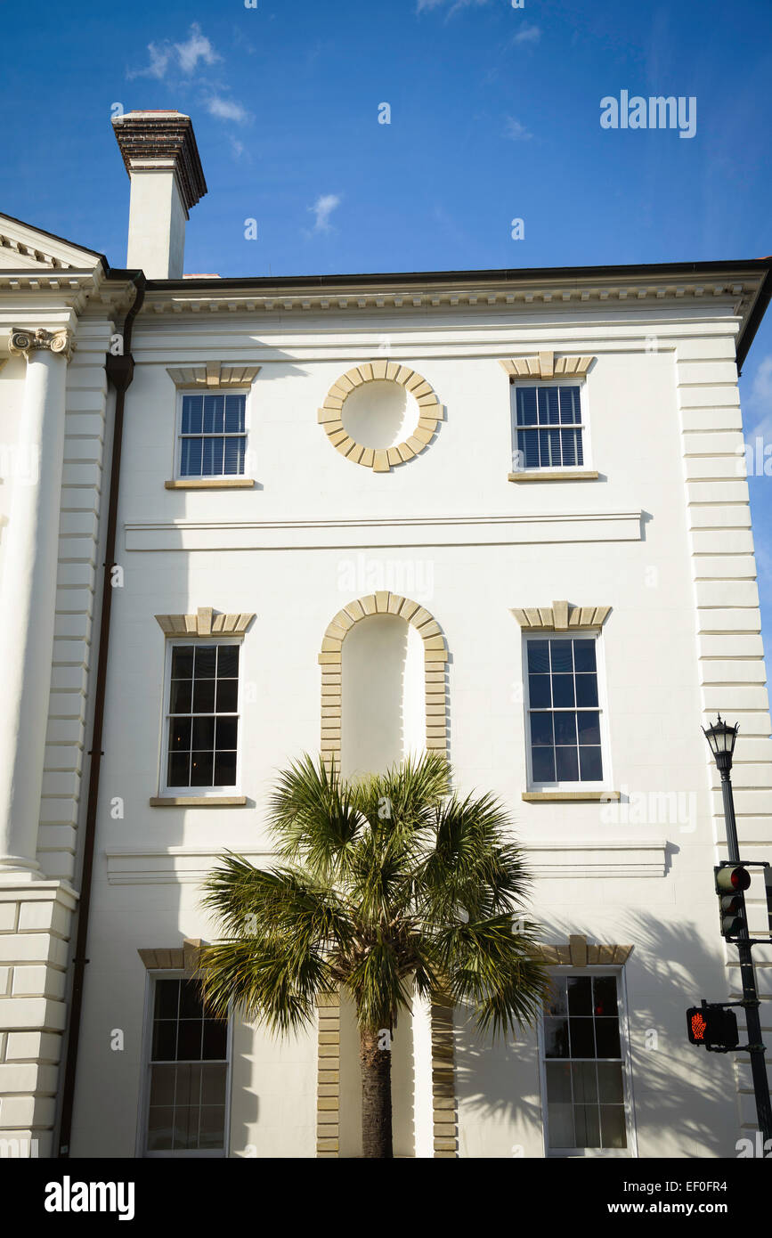 Detail of Charleston Courthouse. Stock Photo