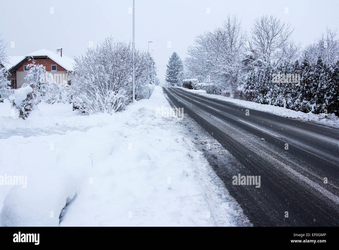 Winter gray sky hi-res stock photography and images - Alamy