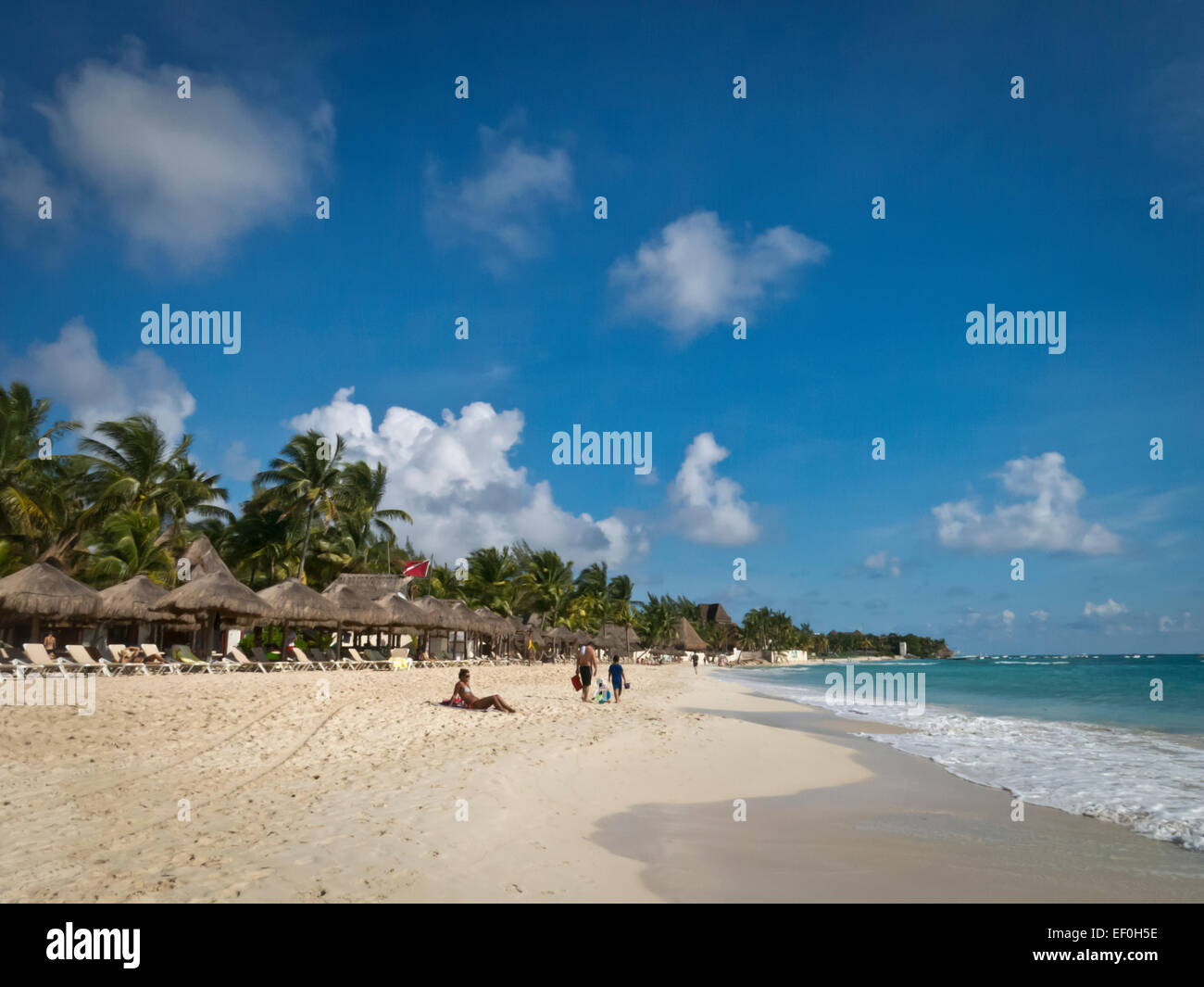 Playa del Carmen Beach in Mexico