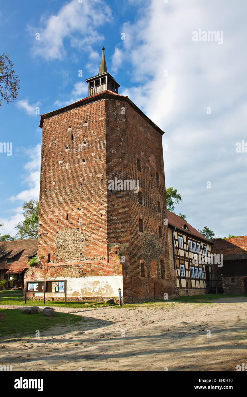 The castle in Beeskow. Stock Photo
