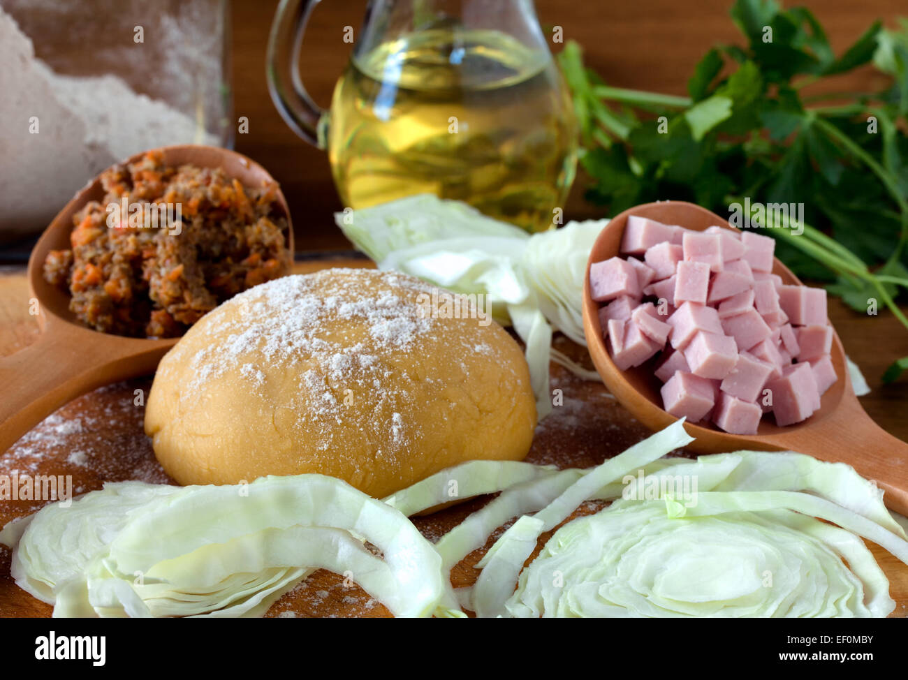 Piedmont Braised Beef Agnolotti Ingredients Stock Photo Alamy