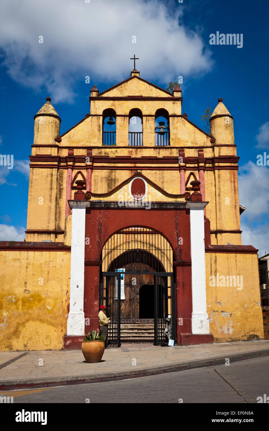 Church in San Cristóbal de las Casas, Mexico Stock Photo