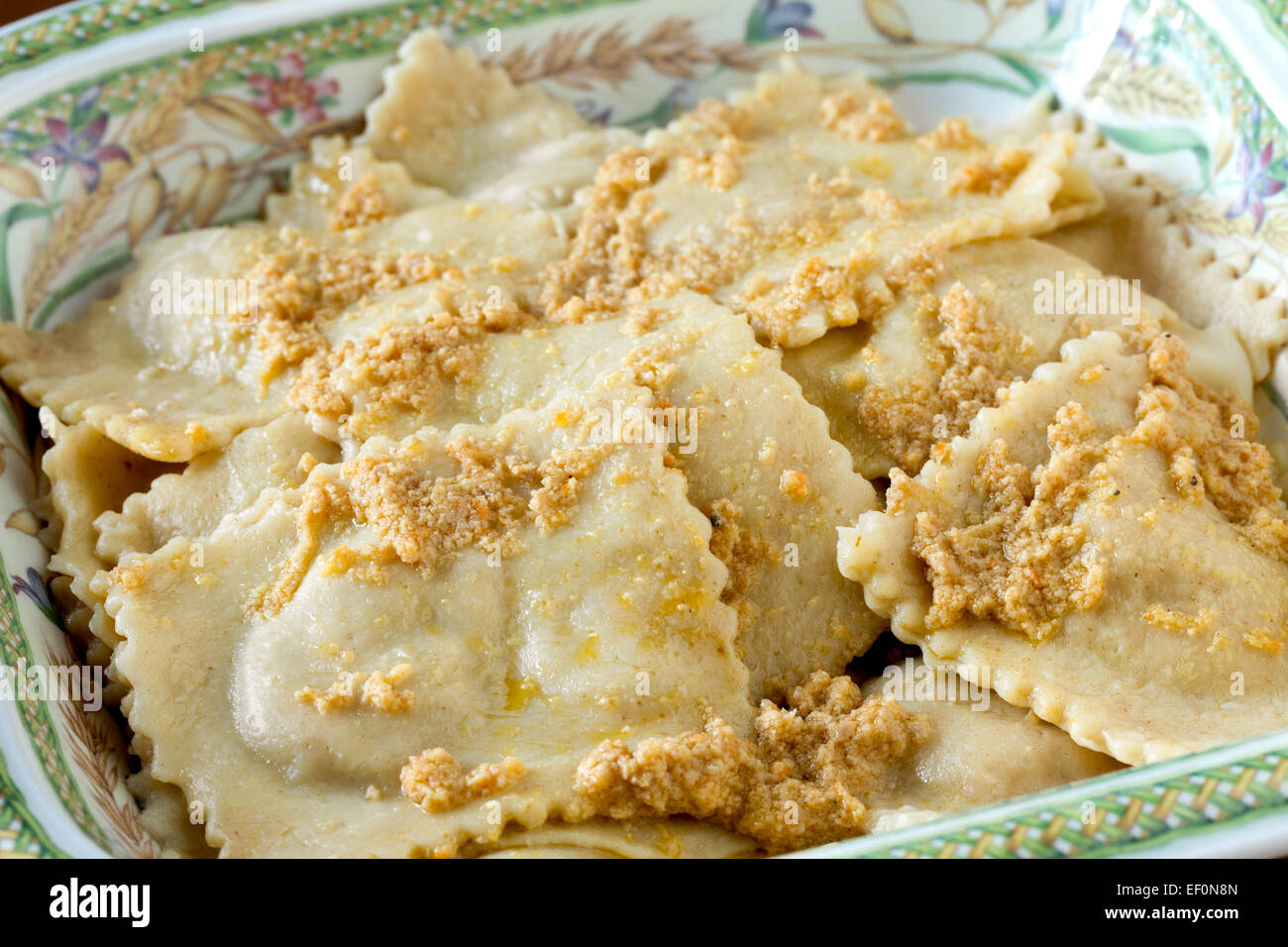 Braised Beef Agnolotti Stock Photo Alamy