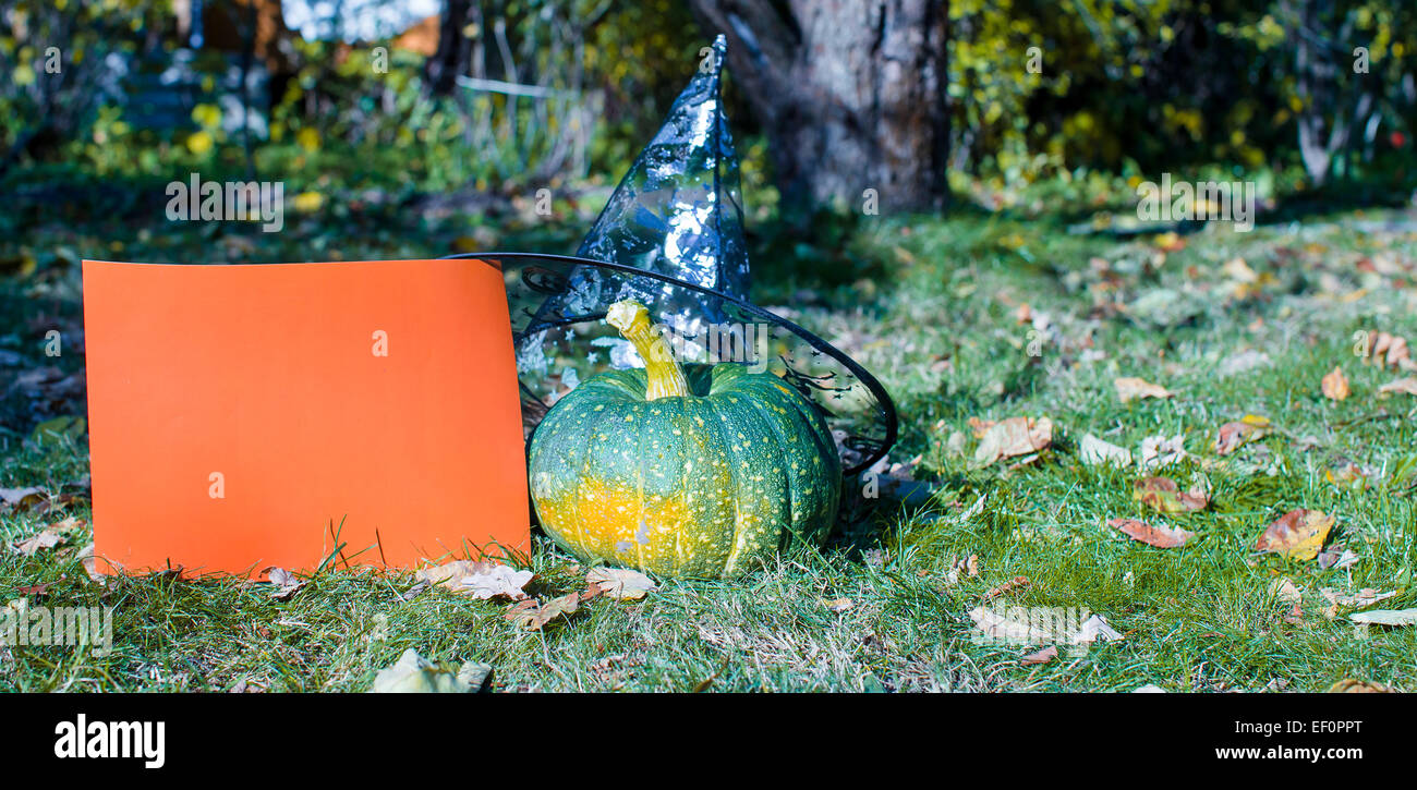 Pumpkin rake broom halloween hi-res stock photography and images - Alamy