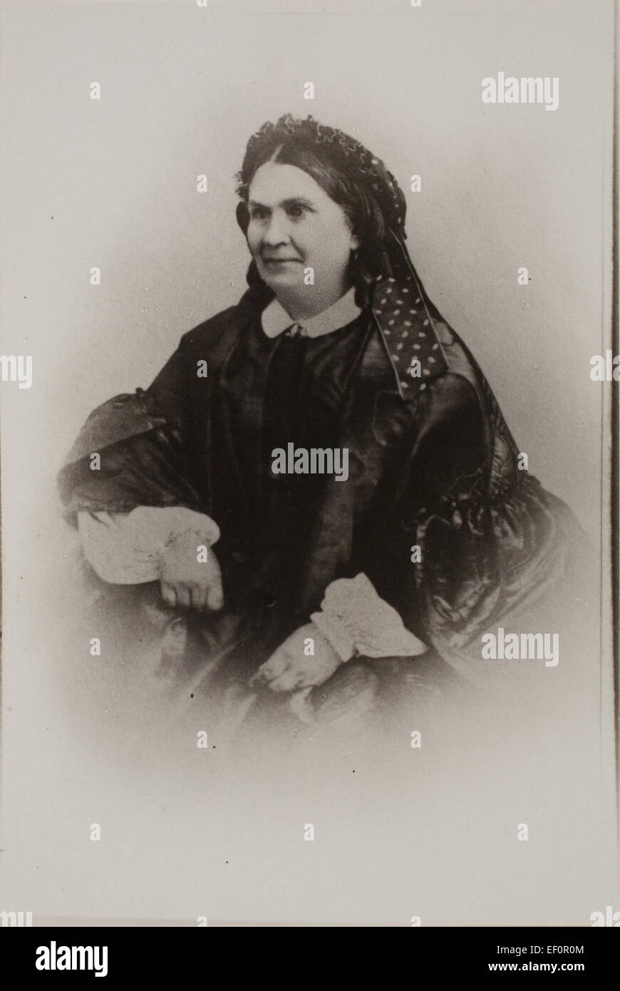 Fredrika Runeberg, 1861 Stock Photo