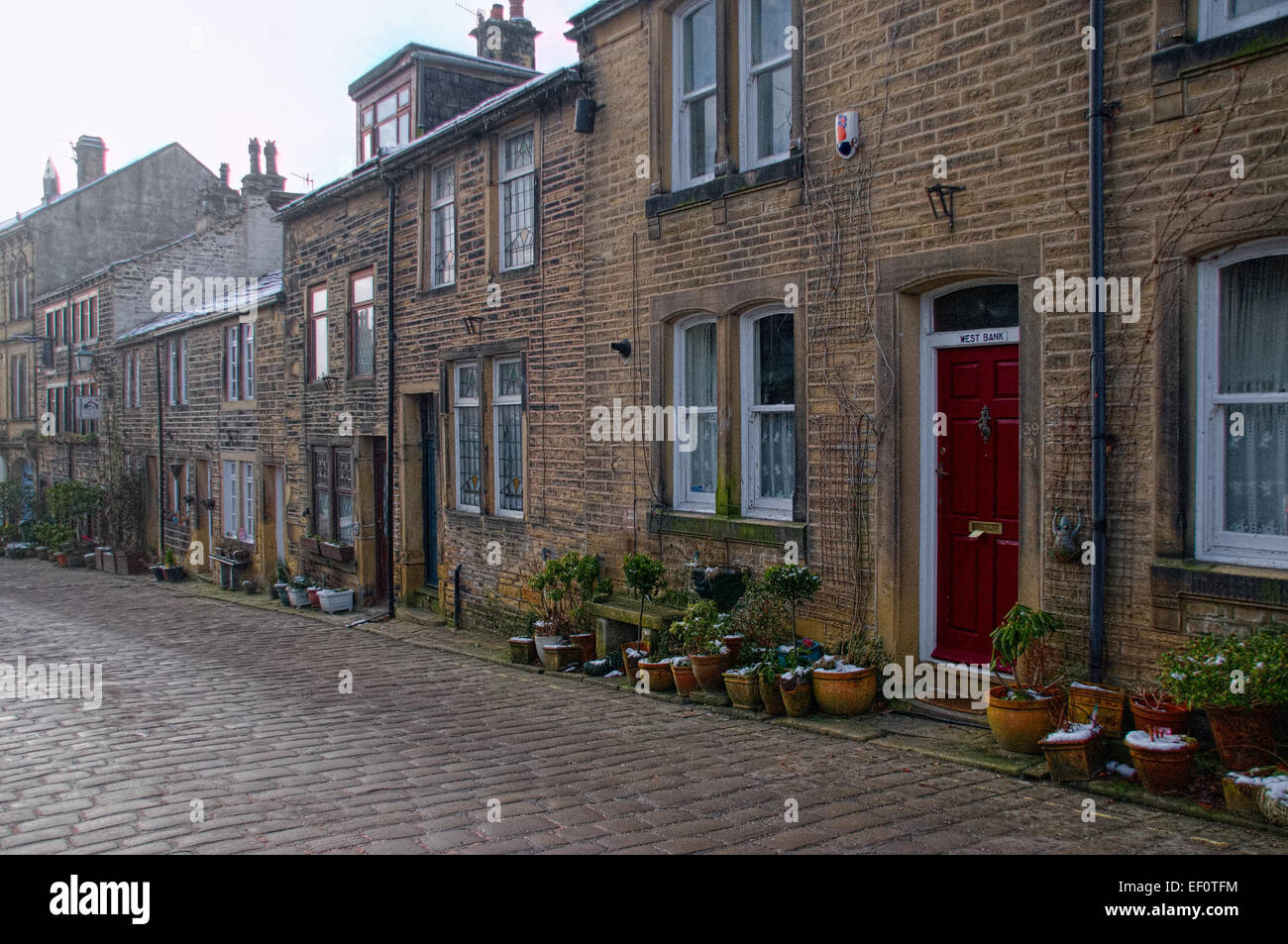 Haworth in West Yorkshire Stock Photo Alamy