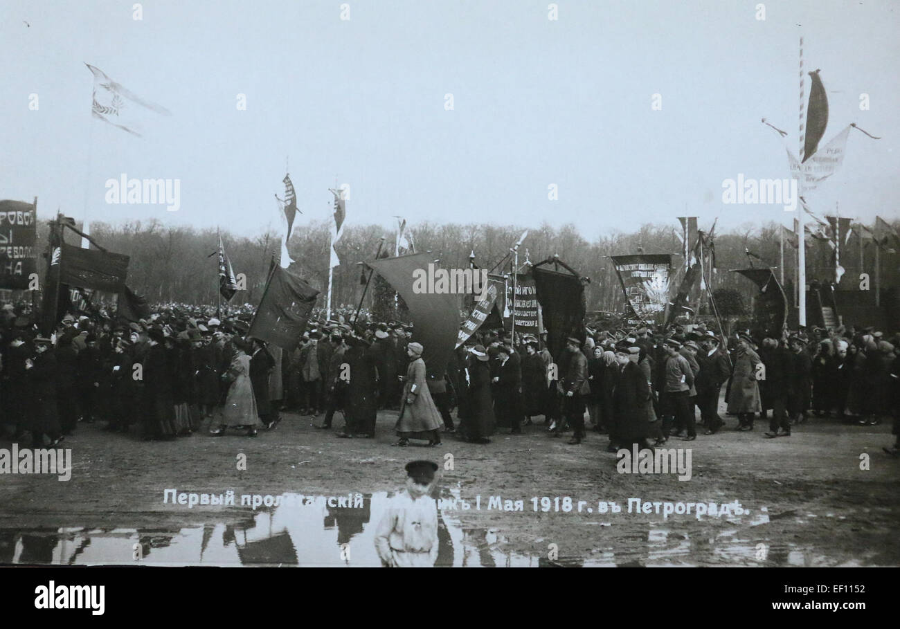 May 1st 1918, Petrograd 141 Stock Photo