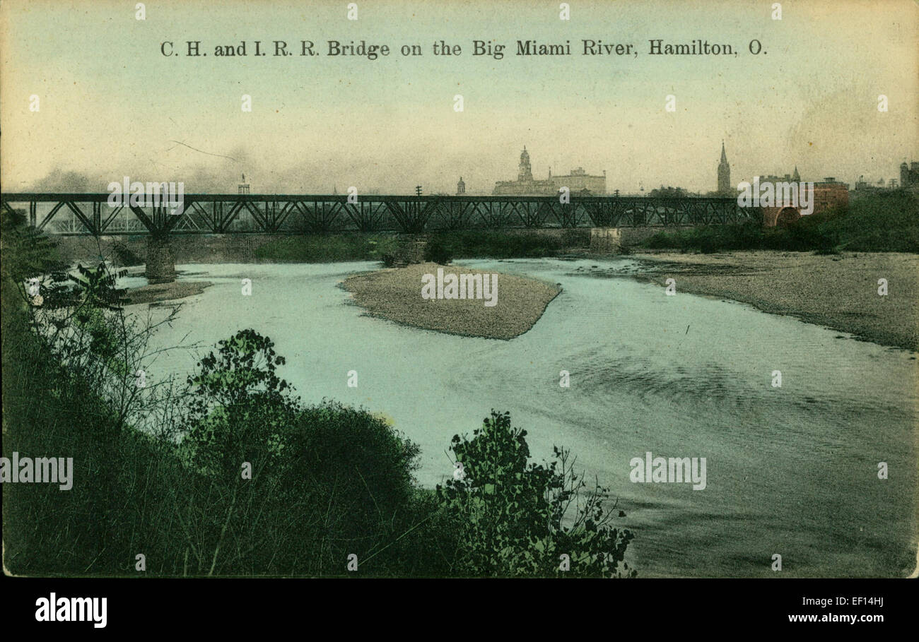 The C H and I R R Bridge is a historical railway bridge that spans a ...