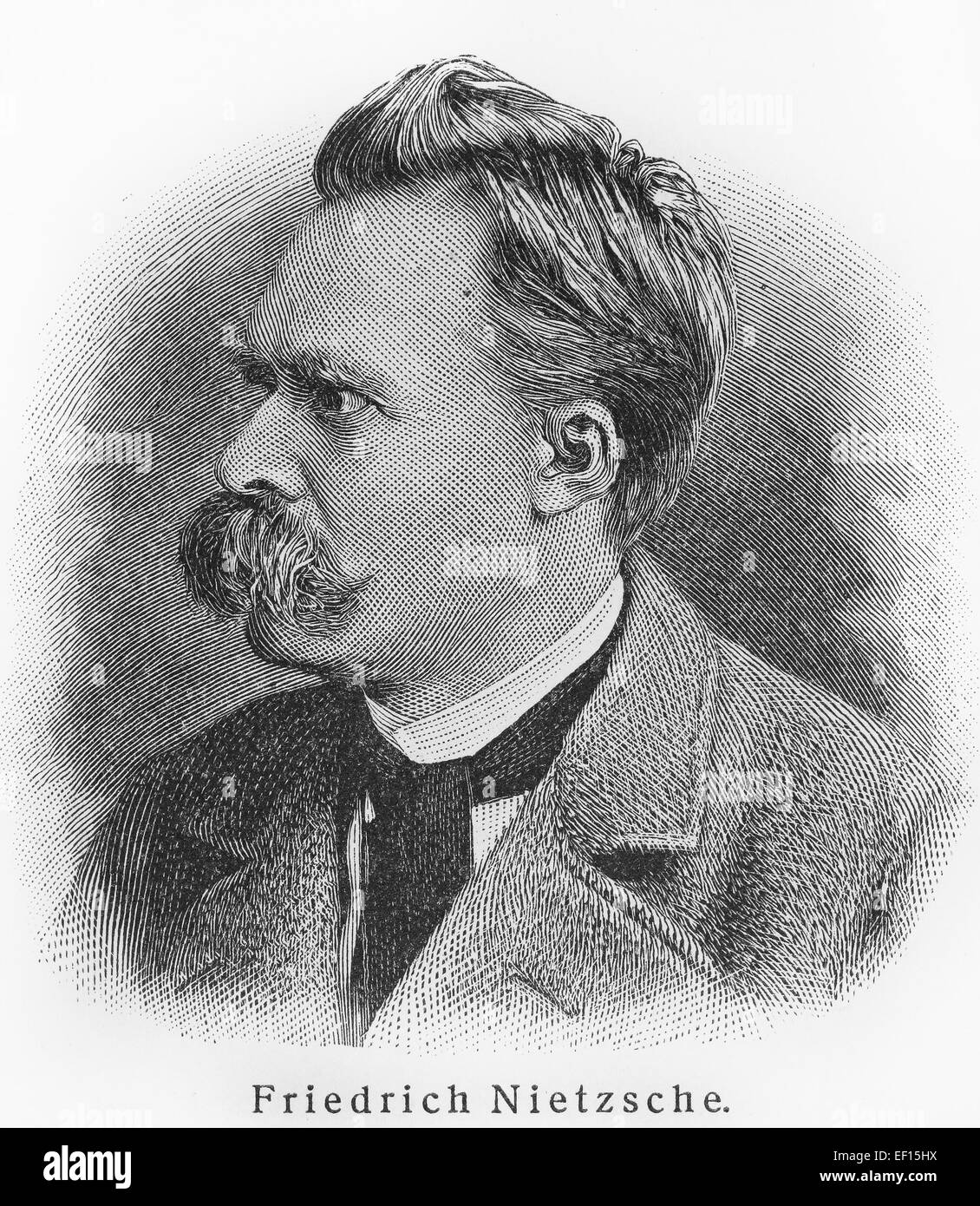 Friedrich Nietzsche Stock Photo