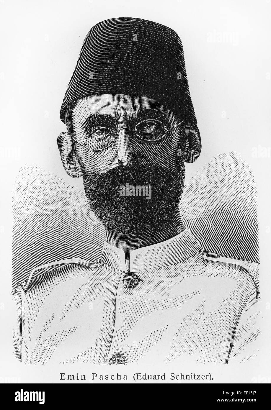 Mehmed Emin Pasha Stock Photo