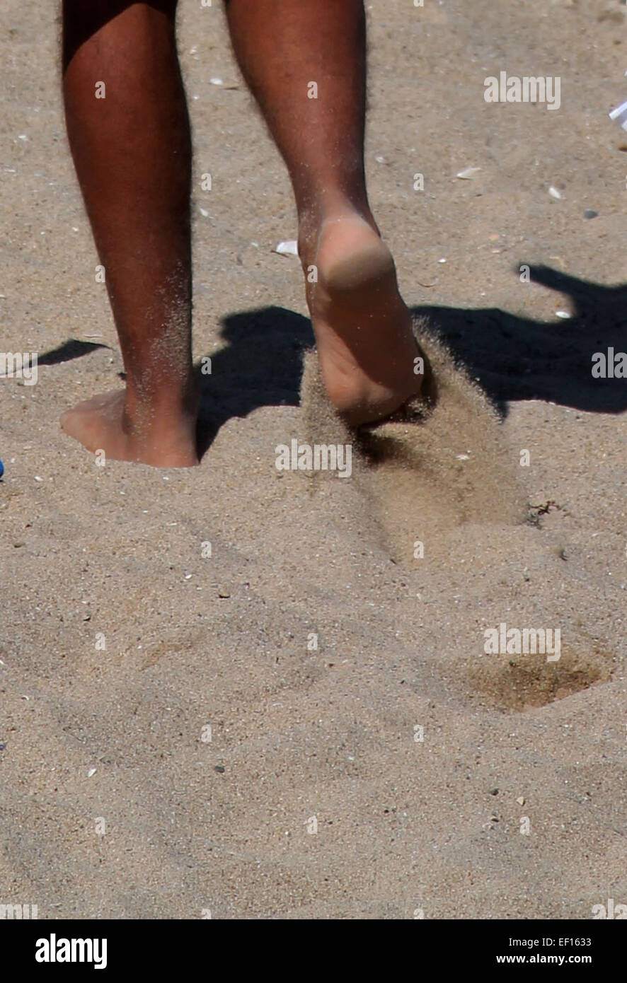 footstep Stock Photo