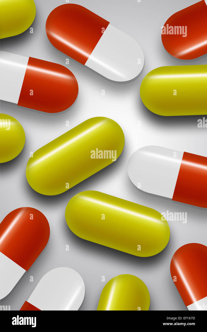 Some medication capsules Stock Photo Alamy