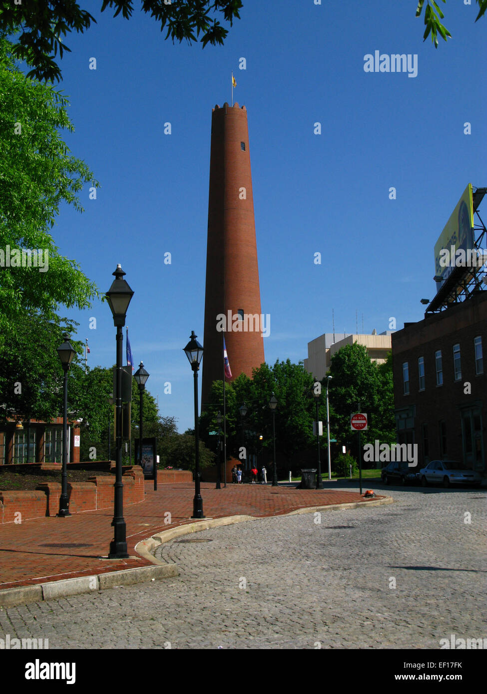 Baltimore, Maryland, the Phoenix Shot Tower Stock Photo Alamy