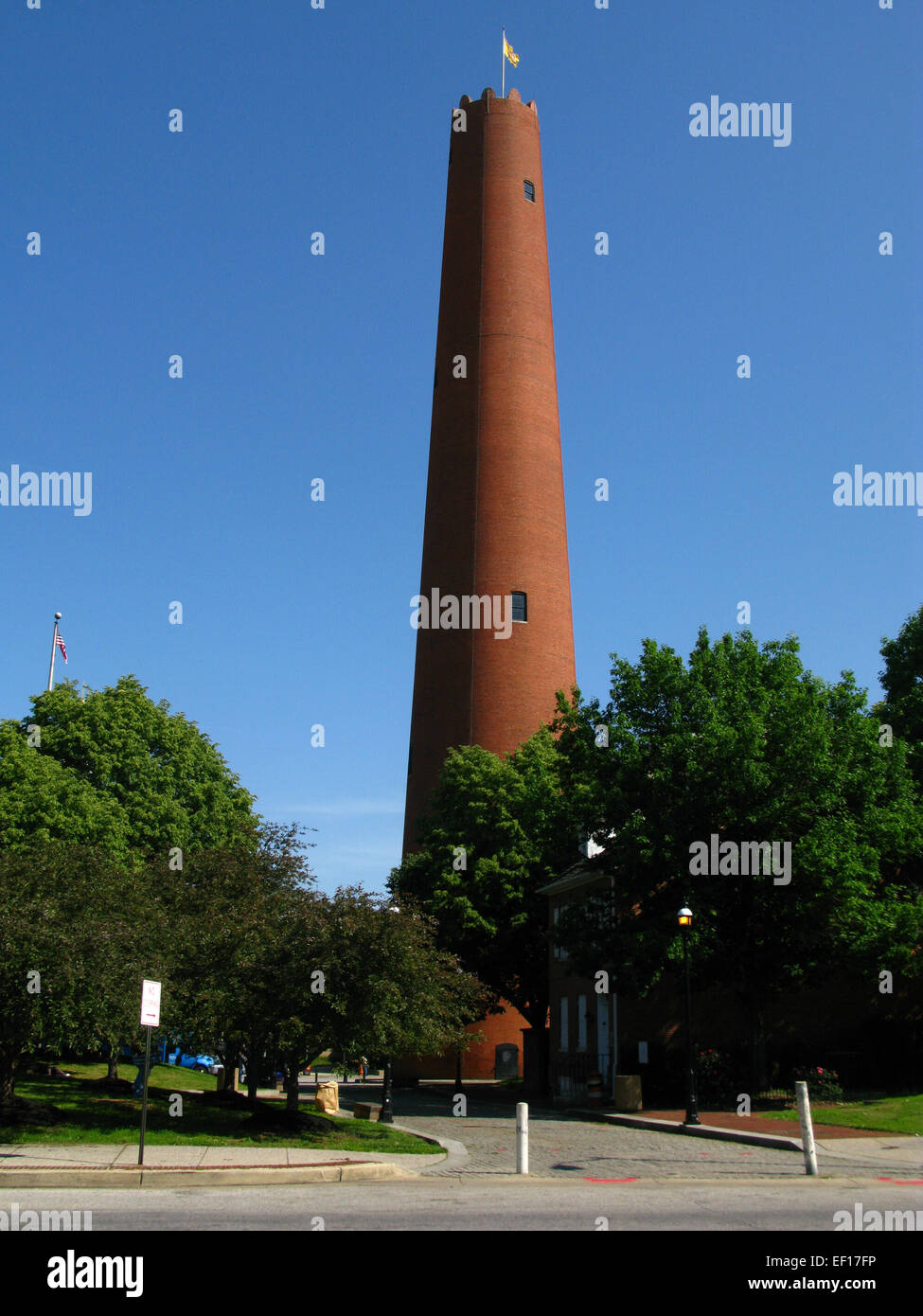 Baltimore, Maryland, the Phoenix Shot Tower Stock Photo Alamy
