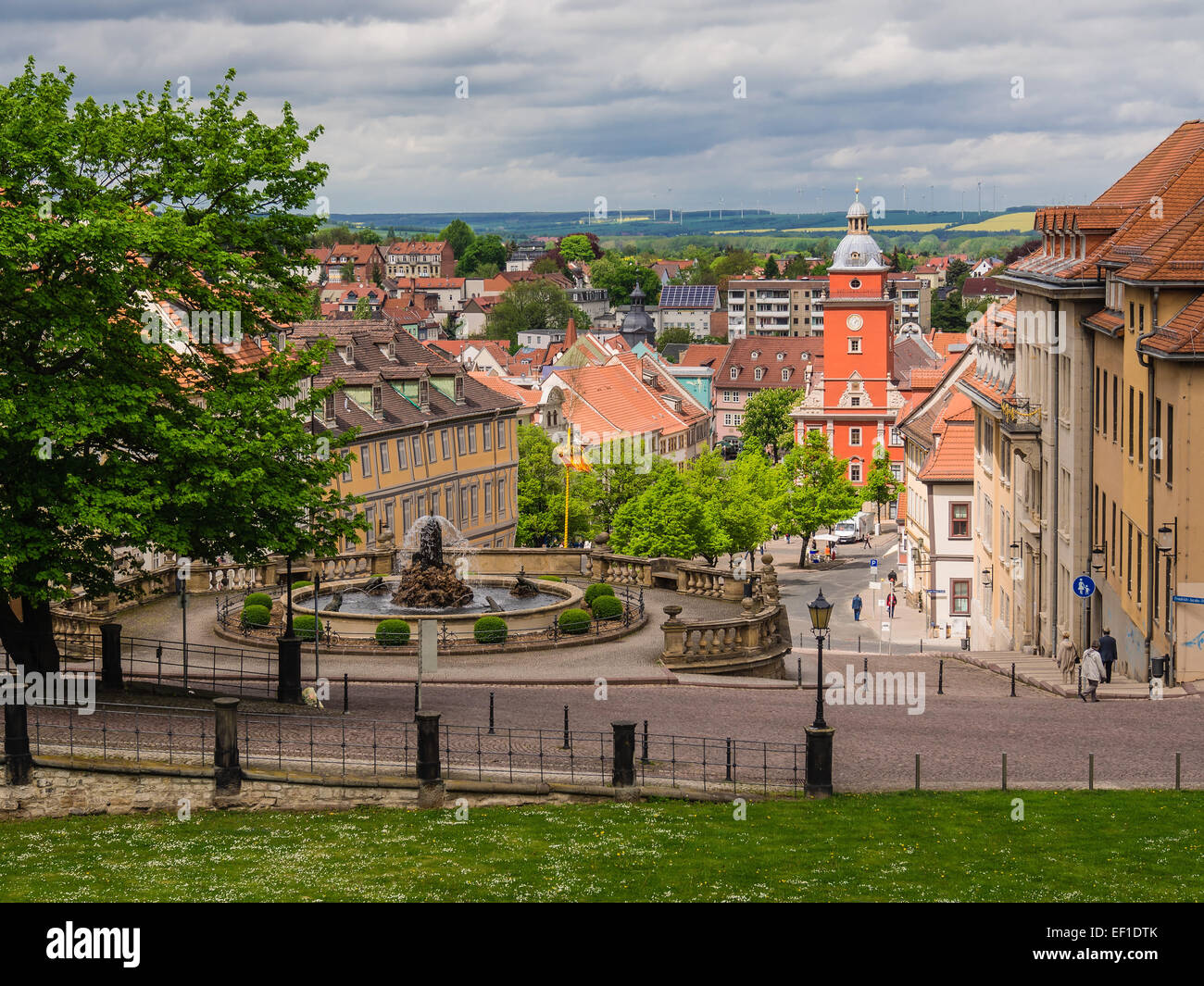 View to Gotha in Germany Stock Photo