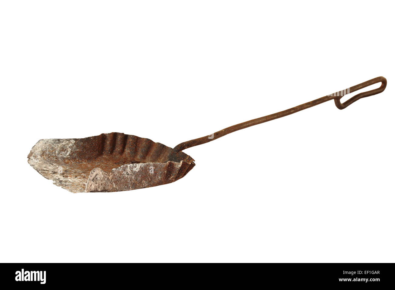 old rusty ash shovel isolated over white background Stock Photo Alamy