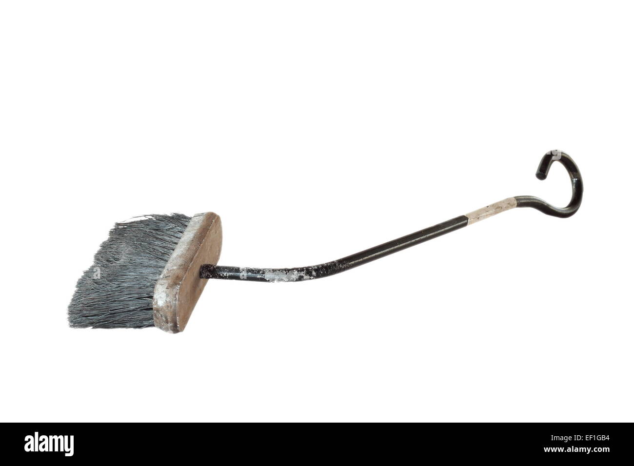 broom for the stove isolated over white background Stock Photo