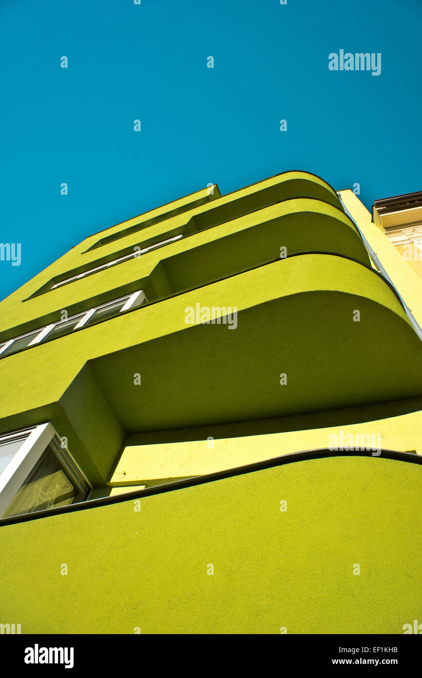 abstract modern residential building Stock Photo