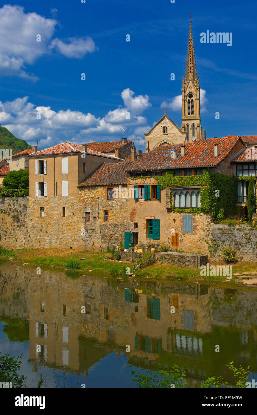 Saint Antonin Noble Val, Aveyron River, Tarn et Garonne department