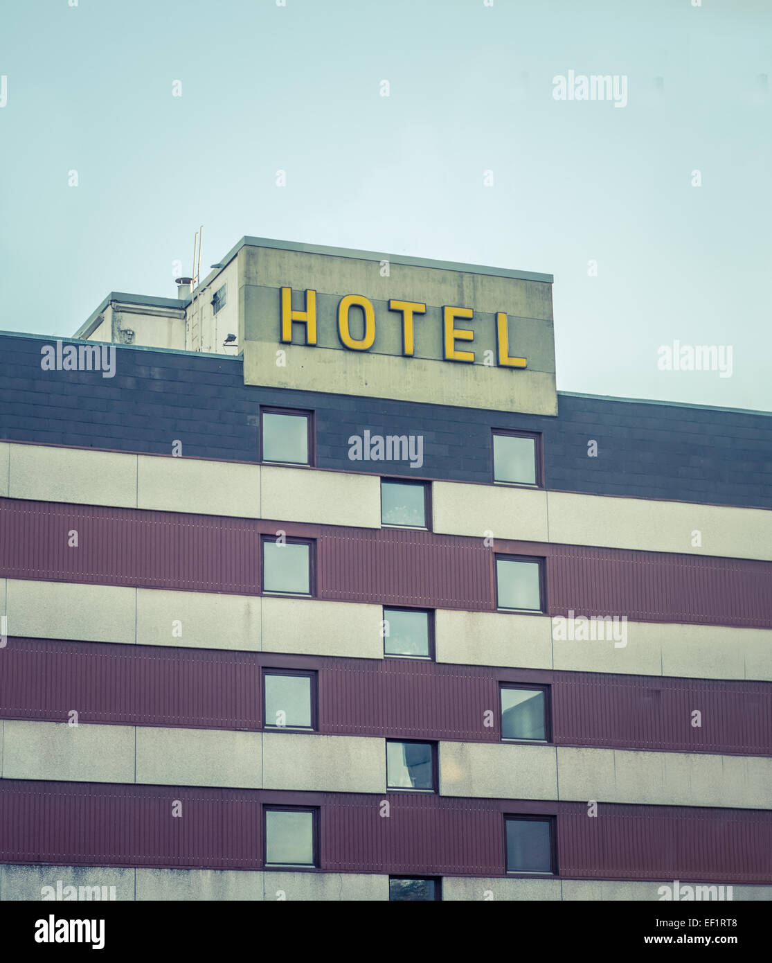 Depressing Hotel Stock Photo