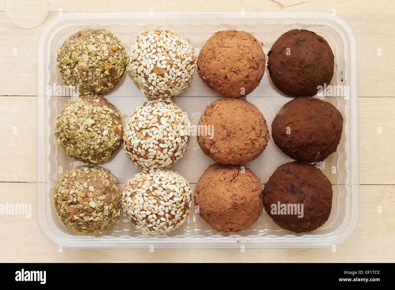 macrobiotic healthy food balls from ground wheat sprouts with sesame