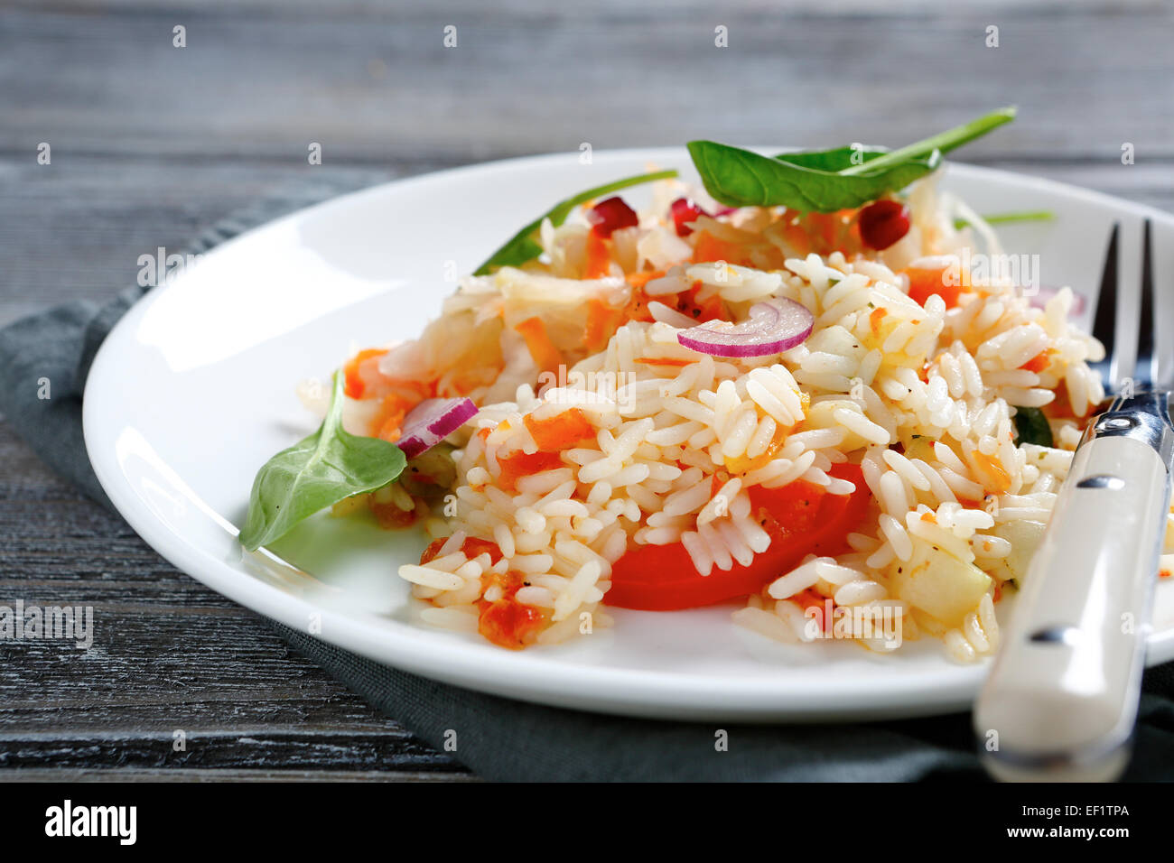 Rice with onions hi-res stock photography and images - Alamy