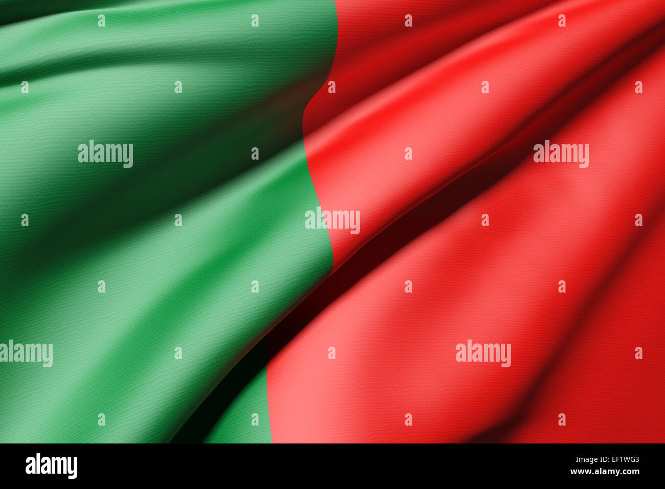 3d rendering of a Portugal flag Stock Photo - Alamy