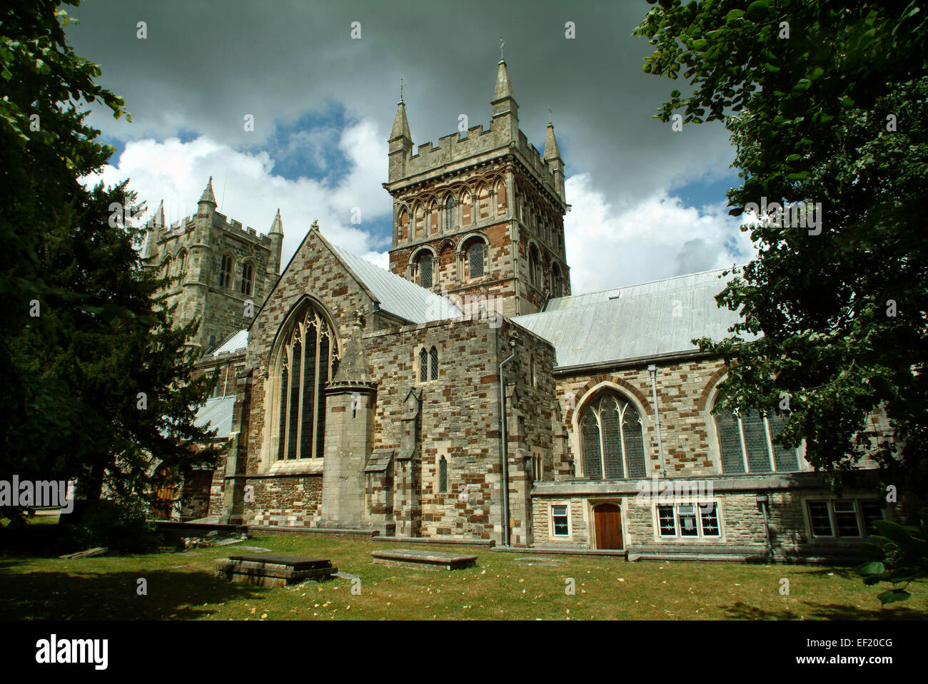Wimborne Minster church in Wimborne, Dorset Stock Photo Alamy
