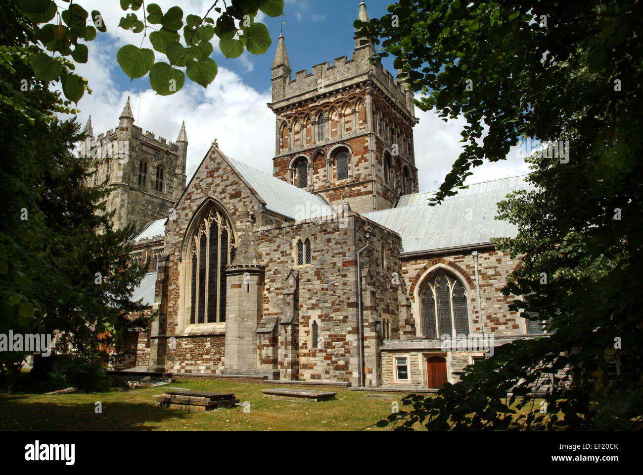 Wimborne Minster church in Wimborne, Dorset Stock Photo Alamy