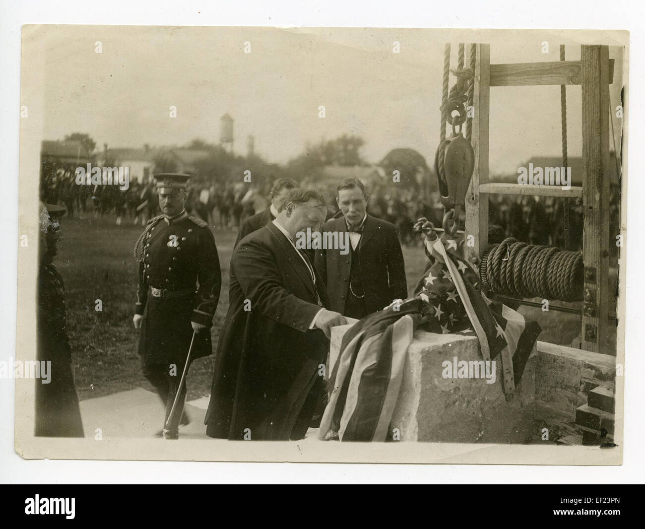 On October 18, President William Howard Taft laid the cornerstone for a ...