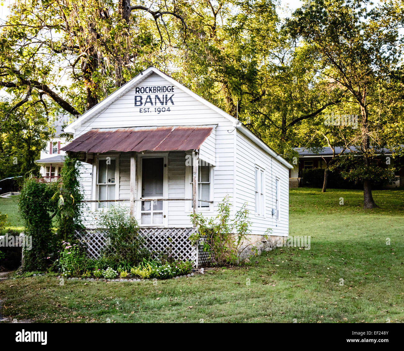 Old Bank Building, Rockbridge, Missouri Stock Photo Alamy