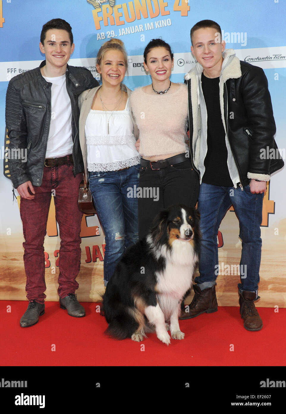 Munich, Germany. 25th Jan, 2015. Main characters Justus Schlingensiepen