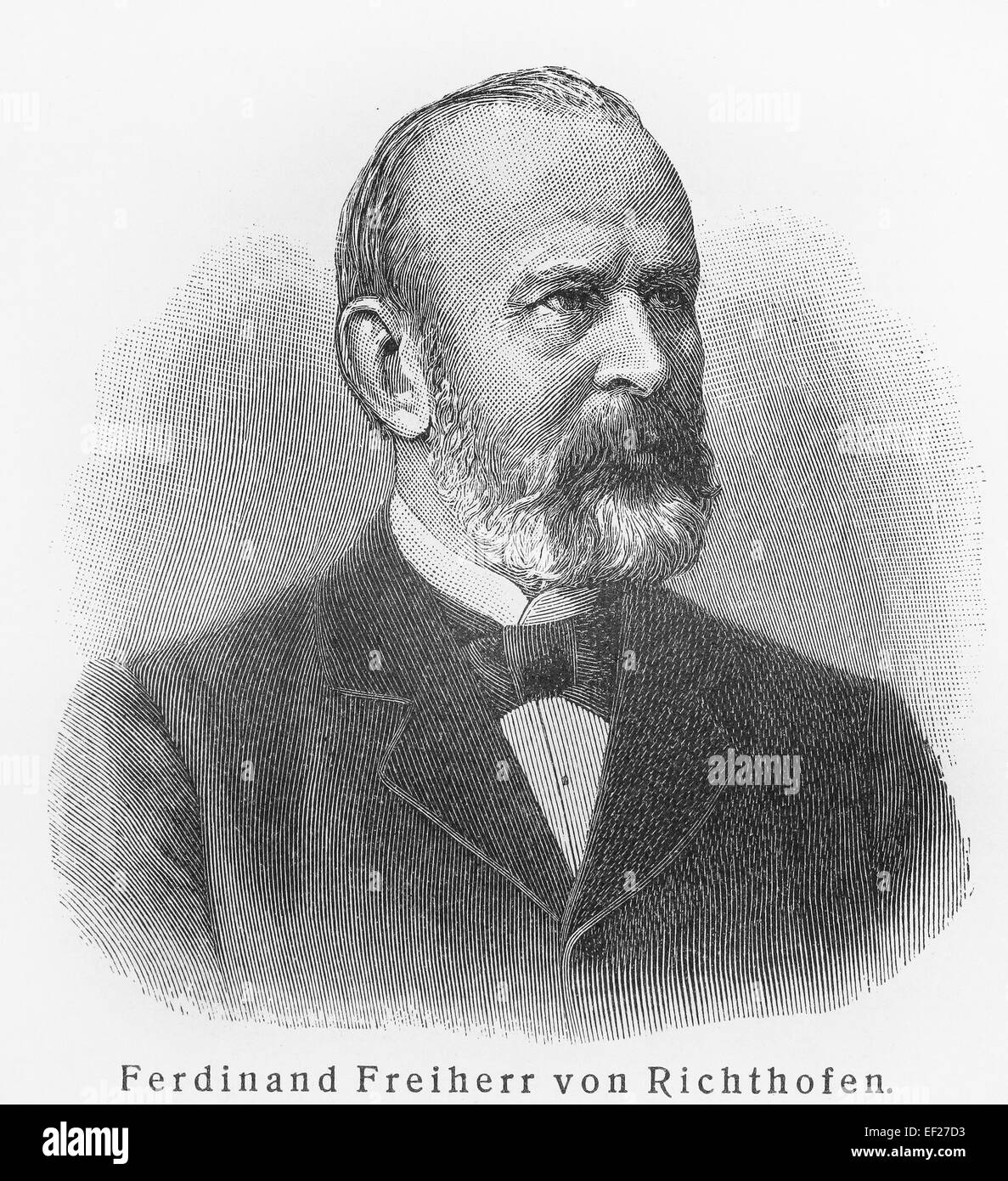 Ferdinand von Richthofen Stock Photo