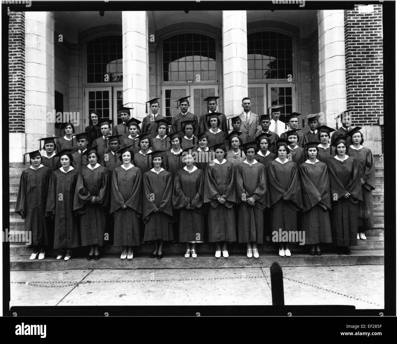 Crystal Springs High School graduation group photograph 154 Stock Photo