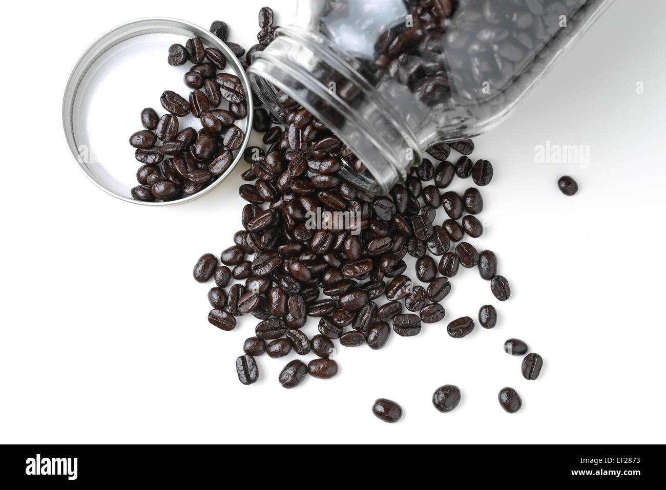 coffee beans in a jar Stock Photo Alamy