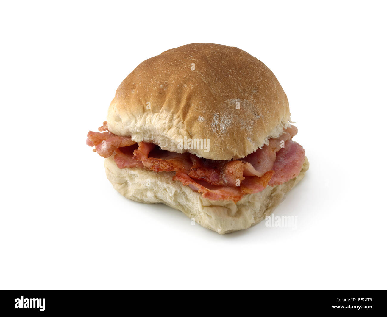 Bacon roll eating hires stock photography and images Alamy