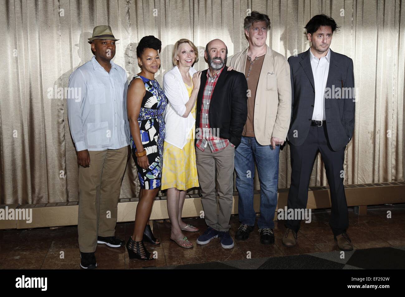 Media Day for Broadway's 'You Can't Take It With You' held at the American Airlines Theatre  Featuring: Marc Damon Johnson,Crystal A. Dickinson,Julie Halston,Patrick Kerr,Karl Kenzler,Reg Rogers Where: New York, New York, United States When: 23 Jul 2014 Stock Photo