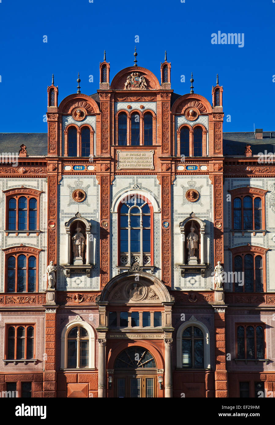 The university in Rostock (Germany Stock Photo - Alamy