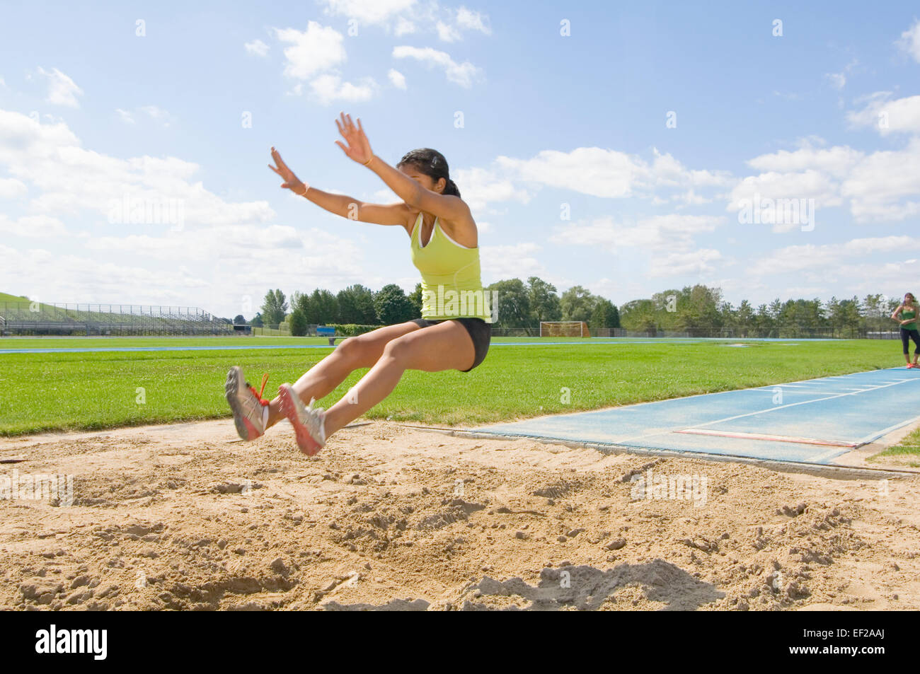 Long Jump Background
