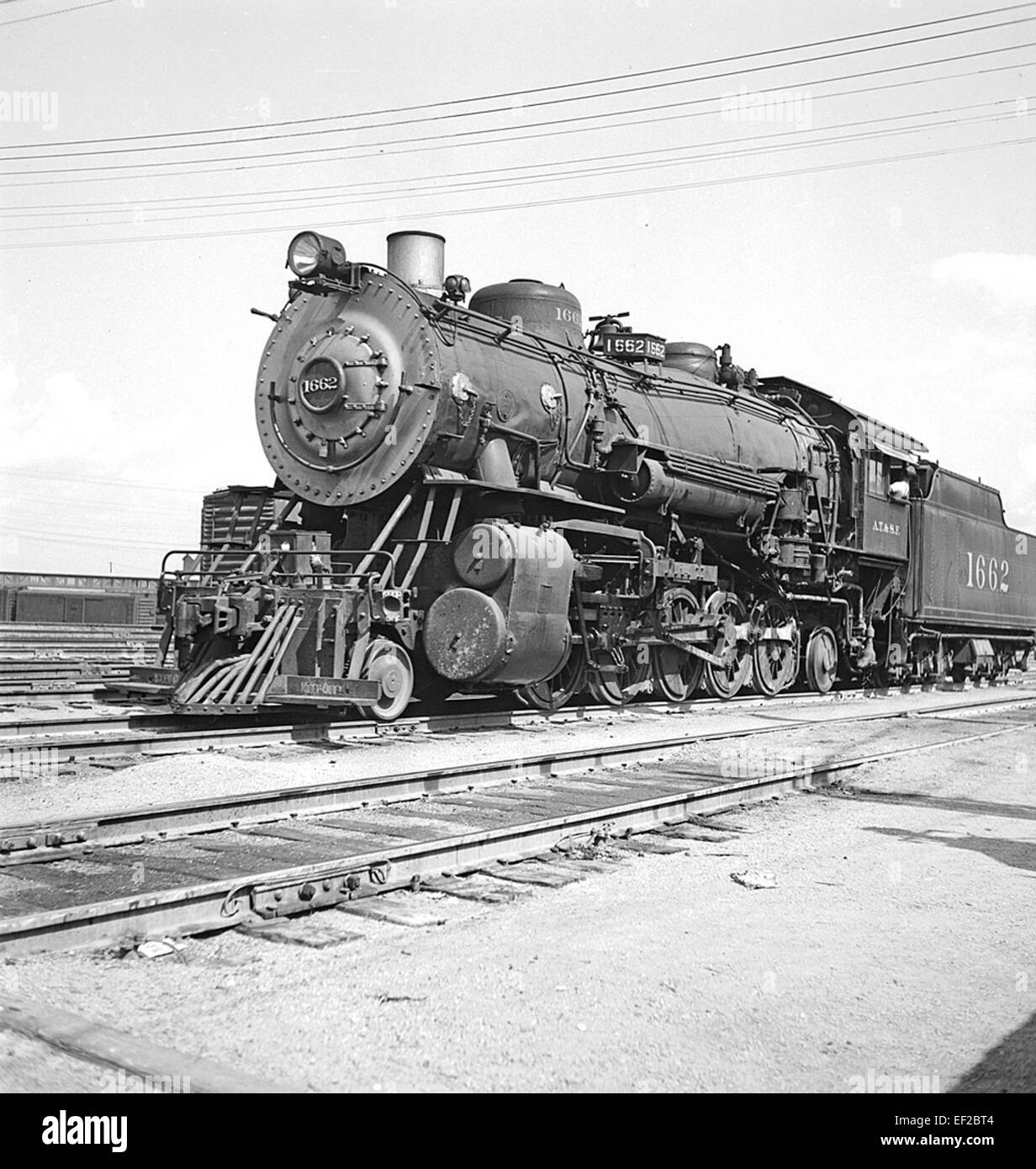 Locomotive No. 1662 from the Atchison, Topeka, and Santa Fe