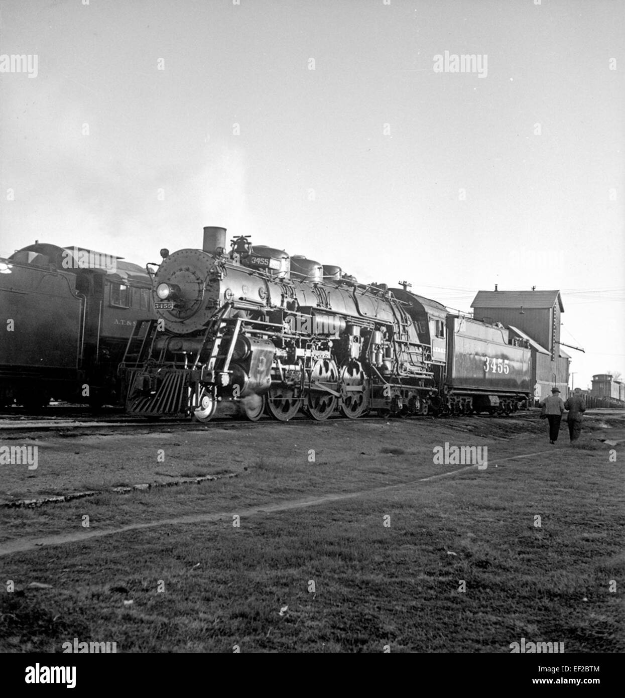 [Atchison, Topeka, & Santa Fe, No. 3455 with Tender] Stock