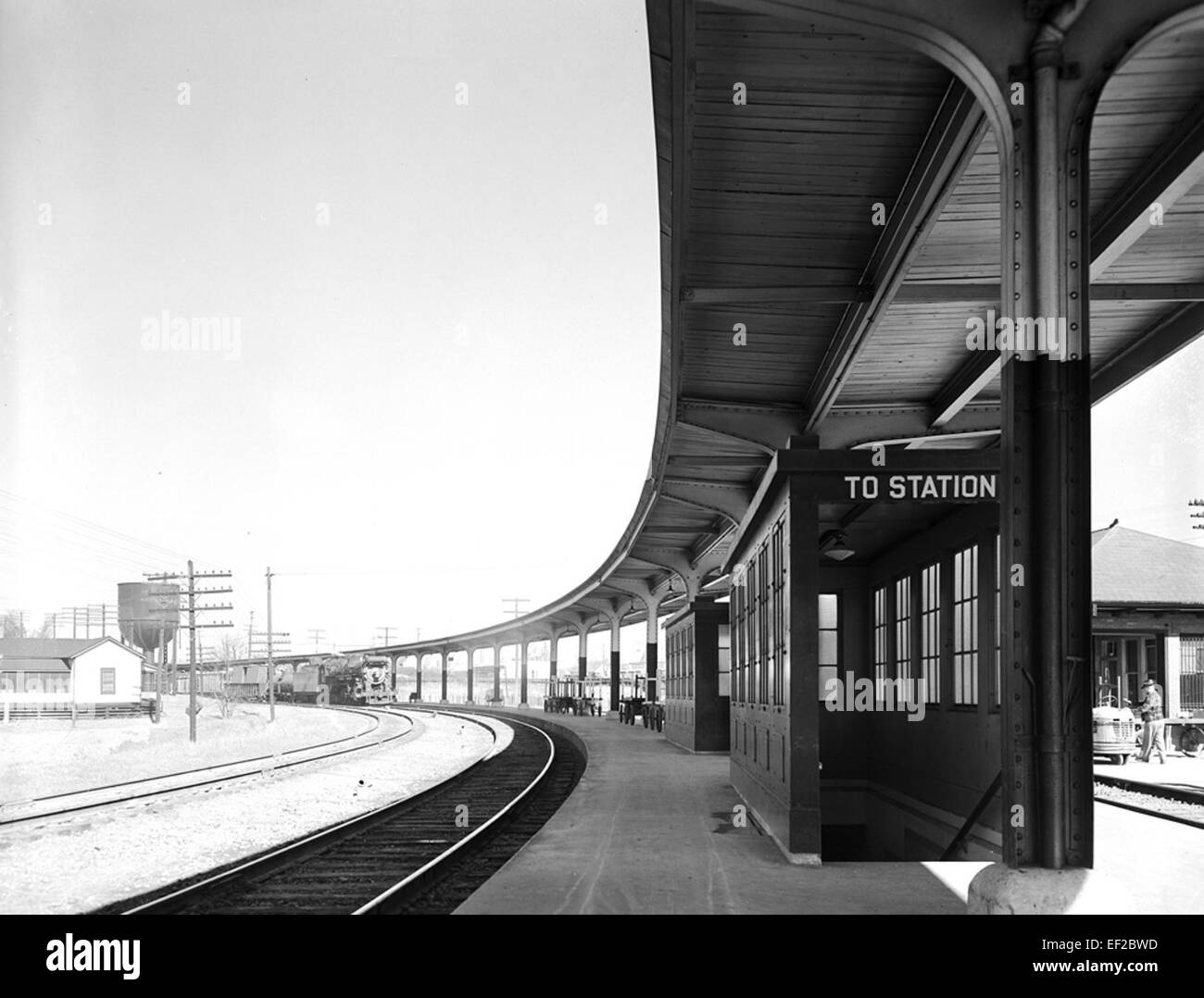Railway station, Wacol, 1967. Wacol is 18 km south west of