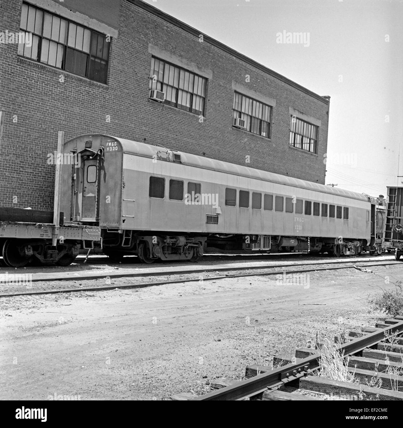 [Fort Worth & Denver City, Outfit Car X330] Stock Photo Alamy