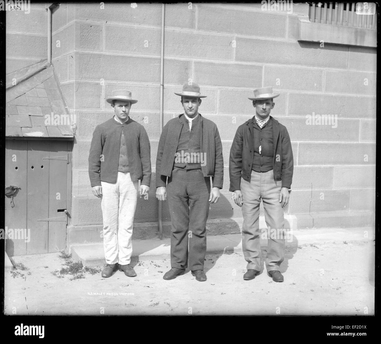 New South Wales prison uniforms, Darlinghurst Gaol Stock Photo