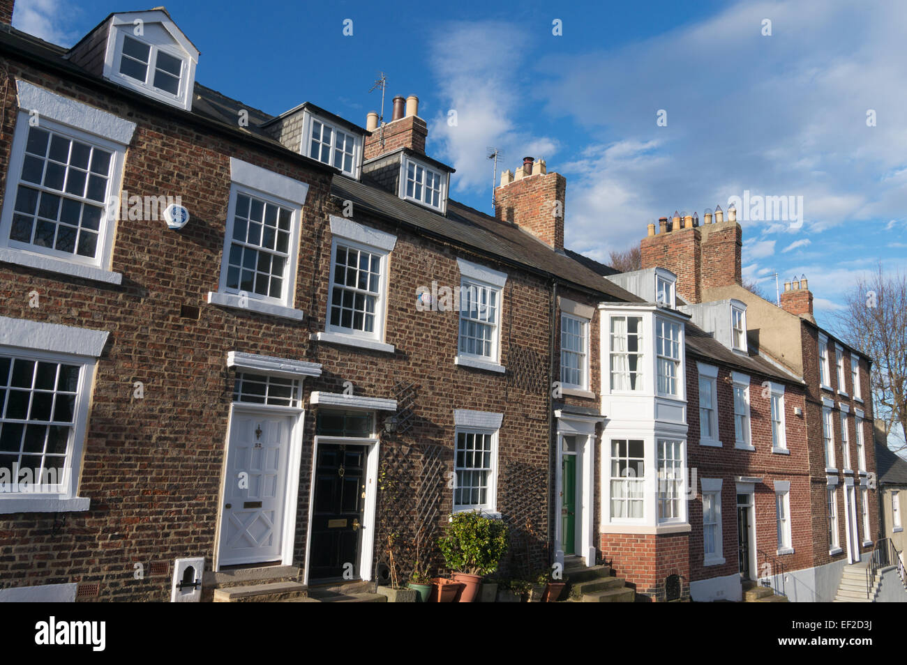 South Street, a terrace of period houses in Durham city, north east
